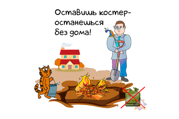 Пал сухой растительности